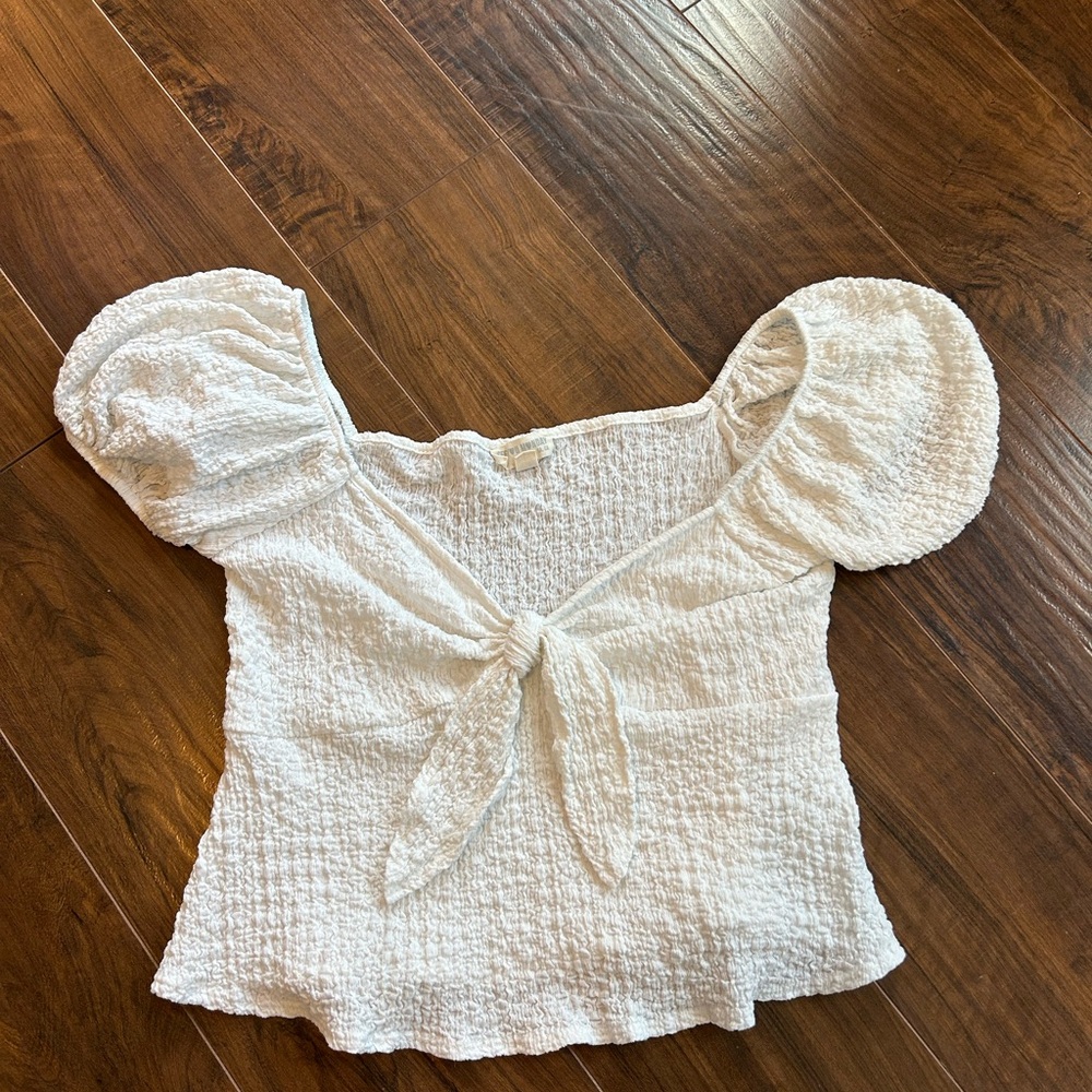 White Boutique Crop Top